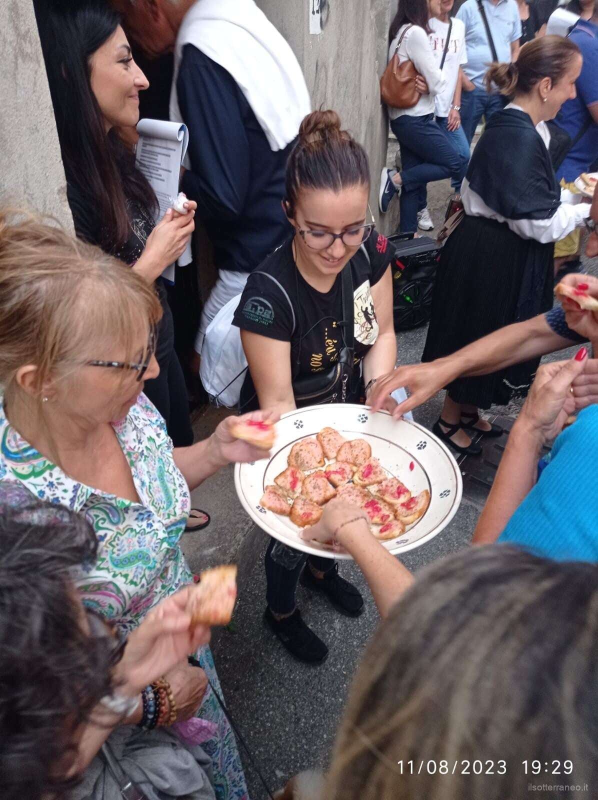 Momento di una manifestazione della tradizione gasperinese